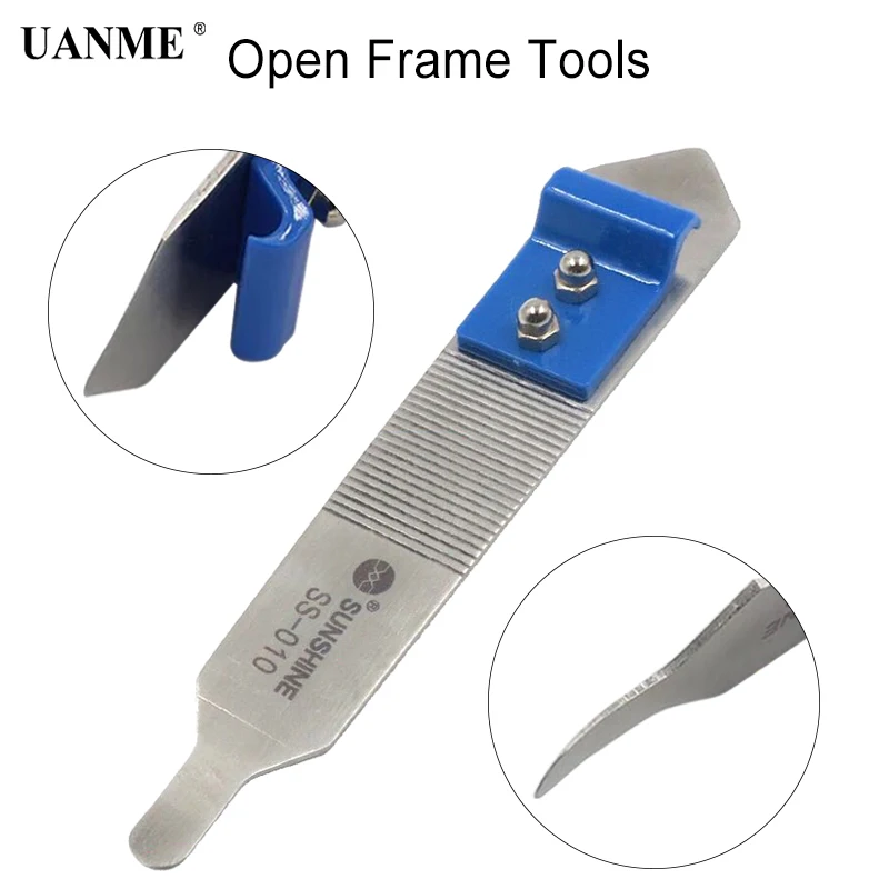 Dual Ends Stainless Steel Disassemble Open Frame Tools For iPhone iPad Samsung Anti-slip Design Mobile Phone Repair Tool
Dual Ends Stainless Steel Disassemble Open Frame Tools For iPhone iPad Samsung Anti-slip Design Mobile Phone Repair Tool