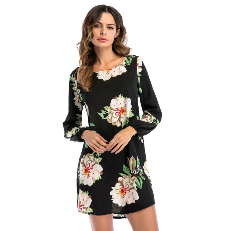 New Summer Chiffon Dresses Ladies 2019 Floral Print Mini Dress Women Boho Beach Dress Long Sleeve Elegant Female Party Vestido
New Summer Chiffon Dresses Ladies 2019 Floral Print Mini Dress Women Boho Beach Dress Long Sleeve Elegant Female Party Vestido