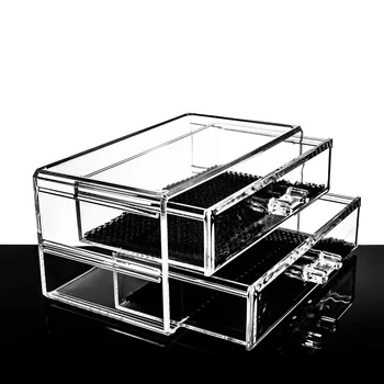 QuickDone Makeup Organizer Acrylic 2 Drawers Storage Box Jewelry Drawer Multi-function Makeup Brush Box HG0528
QuickDone Makeup Organizer Acrylic 2 Drawers Storage Box Jewelry Drawer Multi-function Makeup Brush Box HG0528