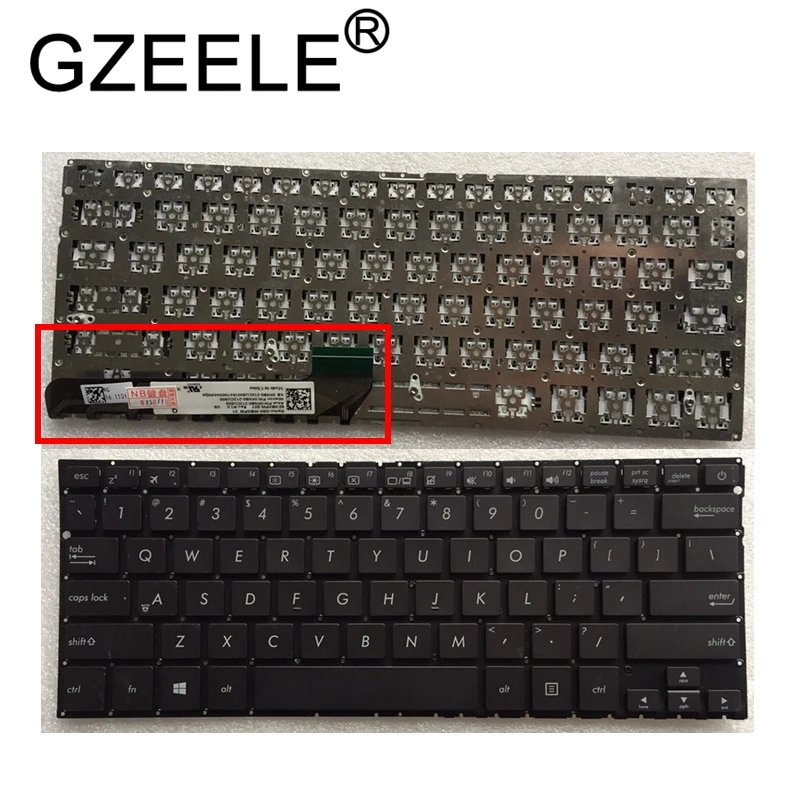 Новая английская клавиатура для ноутбука ASUS Zenbook UX360 UX360U UX360UA UX360UAK NSK-WBA01 9Z.NBXPW.A01