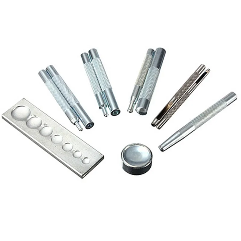 11pcs Metal Buttons Installing Tools Patchwork DIY Leather Craft Clothing Grommet Sewing Fixing Tools for Snap Buttons
11pcs Metal Buttons Installing Tools Patchwork DIY Leather Craft Clothing Grommet Sewing Fixing Tools for Snap Buttons