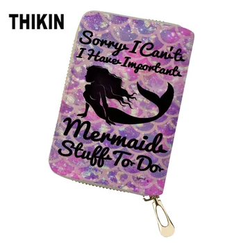 THIKIN Cute Galaxy Mermaid Women Leather Card Case Credit Card Holder Student Fashion ID Cards Wallet Passport Book Protector
THIKIN Cute Galaxy Mermaid Women Leather Card Case Credit Card Holder Student Fashion ID Cards Wallet Passport Book Protector