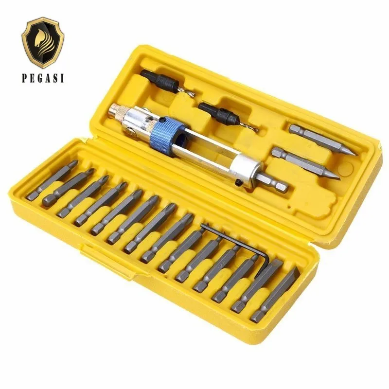 PEGASI Multi 20 In 1 Precision Screwdriver Bit Set Head Joint 16 Different Head With Countersink Wrench Bits For Screwdriver
PEGASI Multi 20 In 1 Precision Screwdriver Bit Set Head Joint 16 Different Head With Countersink Wrench Bits For Screwdriver