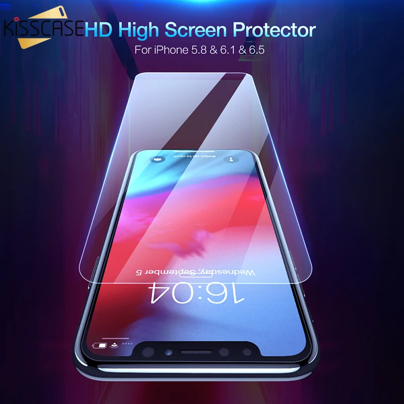KISSCASE Transparent Glass Phone Film For iPhone X XS Max XR HD High Screen Protector For Iphone 7 8 6s Plus 5 SE Tempered Glass
KISSCASE Transparent Glass Phone Film For iPhone X XS Max XR HD High Screen Protector For Iphone 7 8 6s Plus 5 SE Tempered Glass