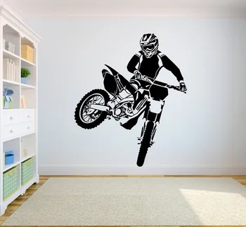 Wall Decal Motorcross Dirt Bike Sticker Bedroom sport dirt bike motorcycle Personalised boys teenager room A-009
Wall Decal Motorcross Dirt Bike Sticker Bedroom sport dirt bike motorcycle Personalised boys teenager room A-009