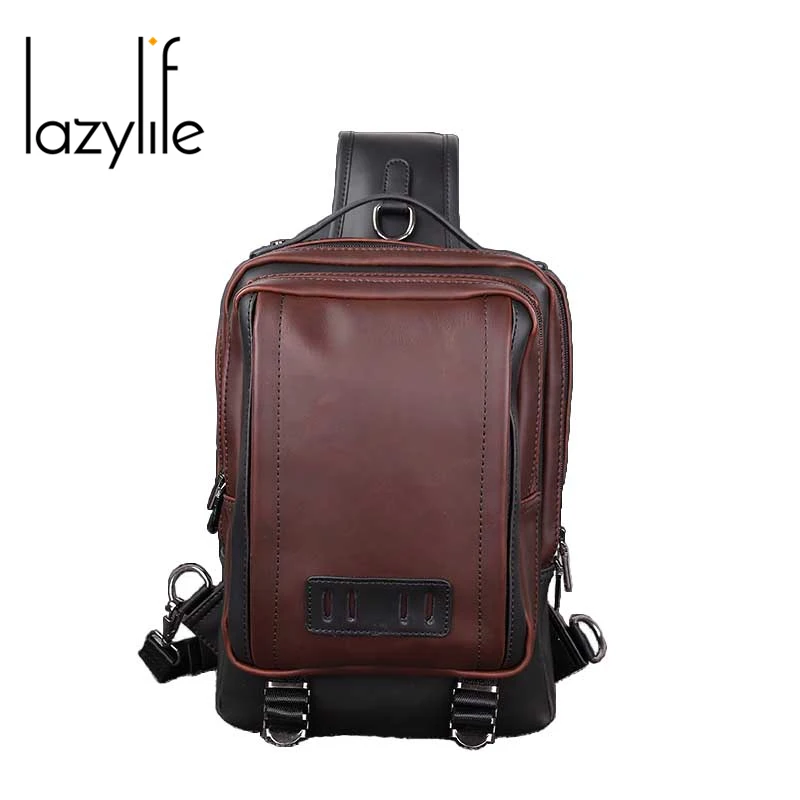 LAZYLIFE Men's Crossbody Bags Men's Chest Bag Designer Messenger bag Leather Shoulder Bags Diagonal Package Pack Travel
LAZYLIFE Men's Crossbody Bags Men's Chest Bag Designer Messenger bag Leather Shoulder Bags Diagonal Package Pack Travel
