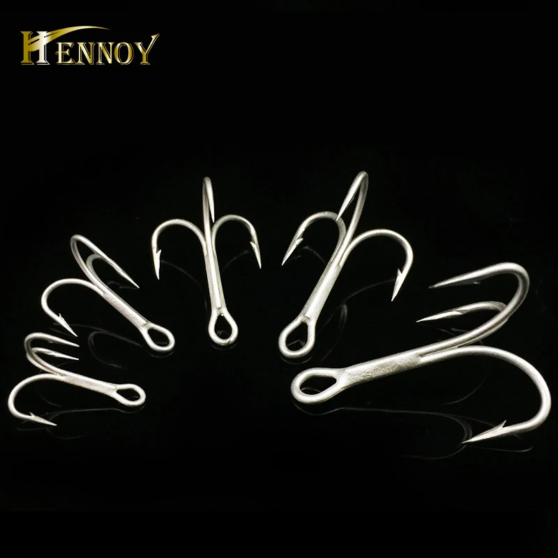 Hennoy Strong Treble Fishing Hooks 10pcs/Lot 2# 4# 6# 8# 10# VMC Hook High Carbon Steel Treble Hooks Fishing Tackle
Hennoy Strong Treble Fishing Hooks 10pcs/Lot 2# 4# 6# 8# 10# VMC Hook High Carbon Steel Treble Hooks Fishing Tackle