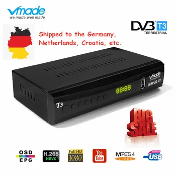 Vmade Newest DVB T3 Terrestrial TV Receiver Tuner for Netherlands H.265 1080p Support YouTube HD have Sound DVB T3 Set Top Box
Vmade Newest DVB T3 Terrestrial TV Receiver Tuner for Netherlands H.265 1080p Support YouTube HD have Sound DVB T3 Set Top Box