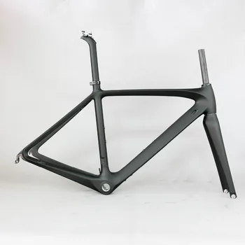 OEM Brand carbon frame factory bicycle road frame include frame fork seatpost TT-R11
OEM Brand carbon frame factory bicycle road frame include frame fork seatpost TT-R11