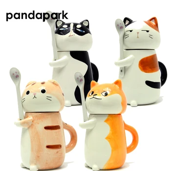 Pandapark Cute Creative Cartoon Coffee Mug Ceramic Personality Cup with Spoon Office Milk Coffee Tumbler Breakfast Mug PPX015
Pandapark Cute Creative Cartoon Coffee Mug Ceramic Personality Cup with Spoon Office Milk Coffee Tumbler Breakfast Mug PPX015