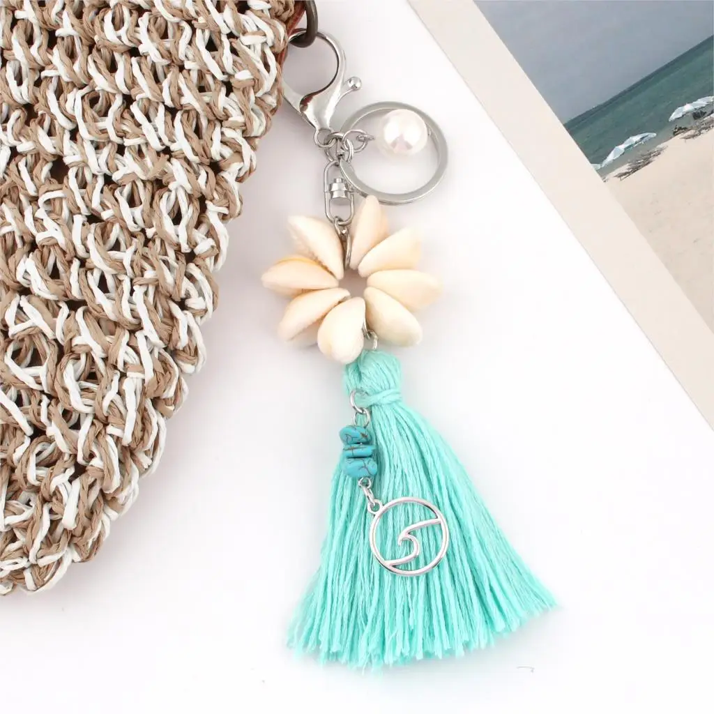 1Pc BOHO style Handmade Sea Shell With long tassel Keychain Pearl Vortex Keyring For Women Girl Bag Jewelry Dropshipping E2577
1Pc BOHO style Handmade Sea Shell With long tassel Keychain Pearl Vortex Keyring For Women Girl Bag Jewelry Dropshipping E2577