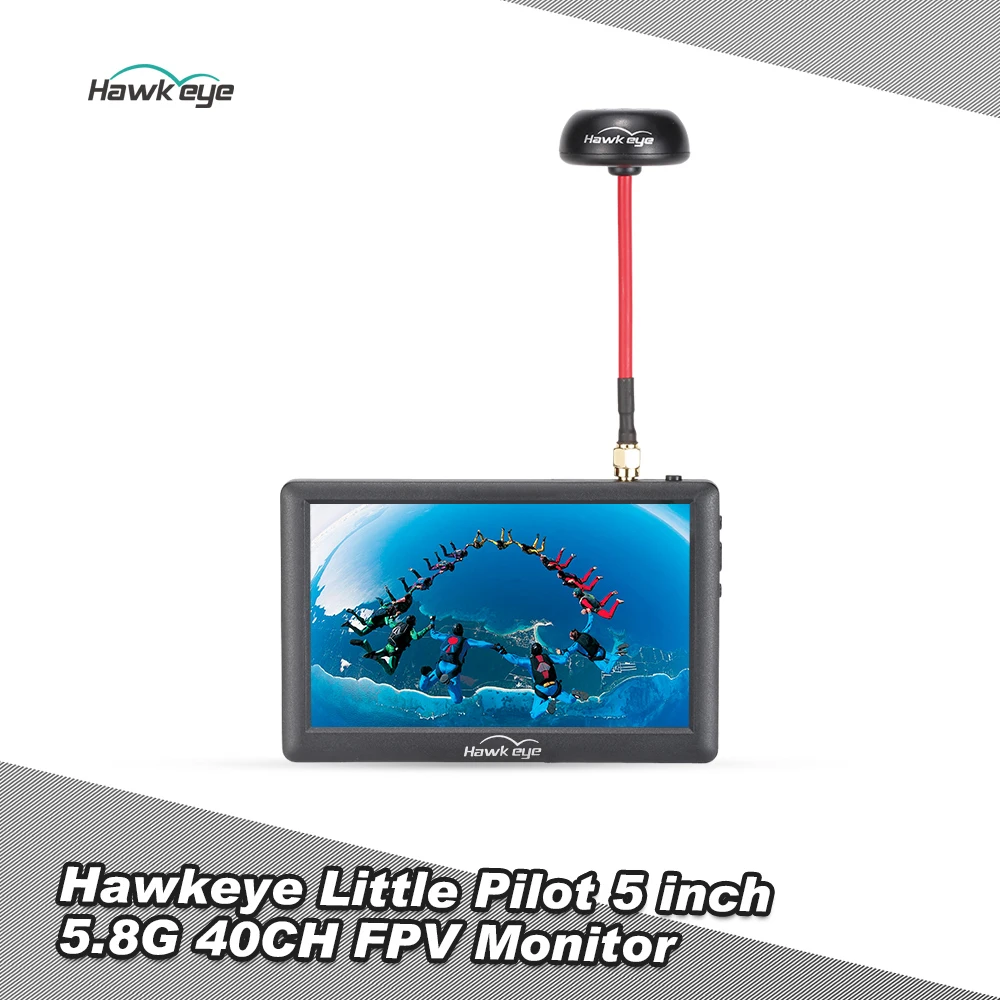 Little Pilot 5 inch High Definition HD 5.8G 40CH FPV Monitor for QAV250 Racing Drone DIY Quadcopter Aerial Photography Display
Little Pilot 5 inch High Definition HD 5.8G 40CH FPV Monitor for QAV250 Racing Drone DIY Quadcopter Aerial Photography Display