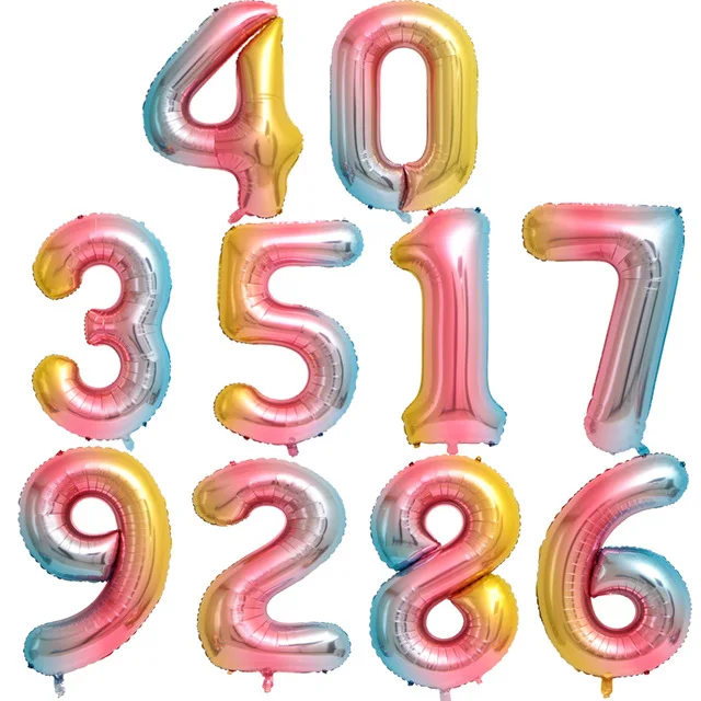 40inch Big multicolor number Foil Number Balloons Birthday Wedding BabyShower Boy Girl Party kids Decoration Supplie Gifts balls
40inch Big multicolor number Foil Number Balloons Birthday Wedding BabyShower Boy Girl Party kids Decoration Supplie Gifts balls