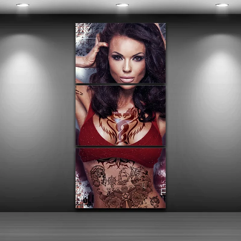 Full Tattooed cool girl Artistic Drawing wall art picture Spray Oil Painting Decoration Printed on Canvas for Home Decor TP0043
Full Tattooed cool girl Artistic Drawing wall art picture Spray Oil Painting Decoration Printed on Canvas for Home Decor TP0043