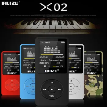 English version RUIZU X02 MP3 Player 4G/8G/16G Portable Mp3 Can Play 80 hours With FM Radio E-Book,Clock Voice Recorder Free
English version RUIZU X02 MP3 Player 4G/8G/16G Portable Mp3 Can Play 80 hours With FM Radio E-Book,Clock Voice Recorder Free