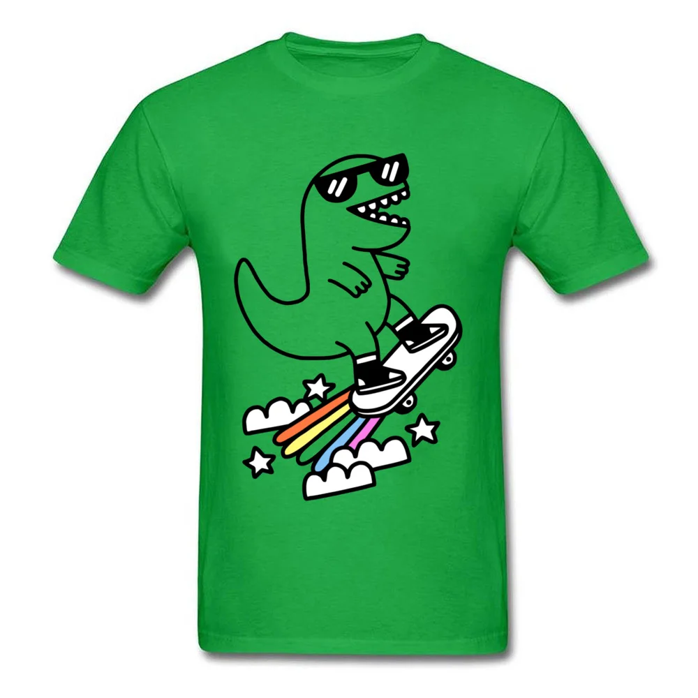 New Coming Men Tops T Shirt Rad Rex 3694 Normal Tshirts 100% Cotton Short Sleeve Design Tops Shirt Round Collar Rad Rex 3694 green