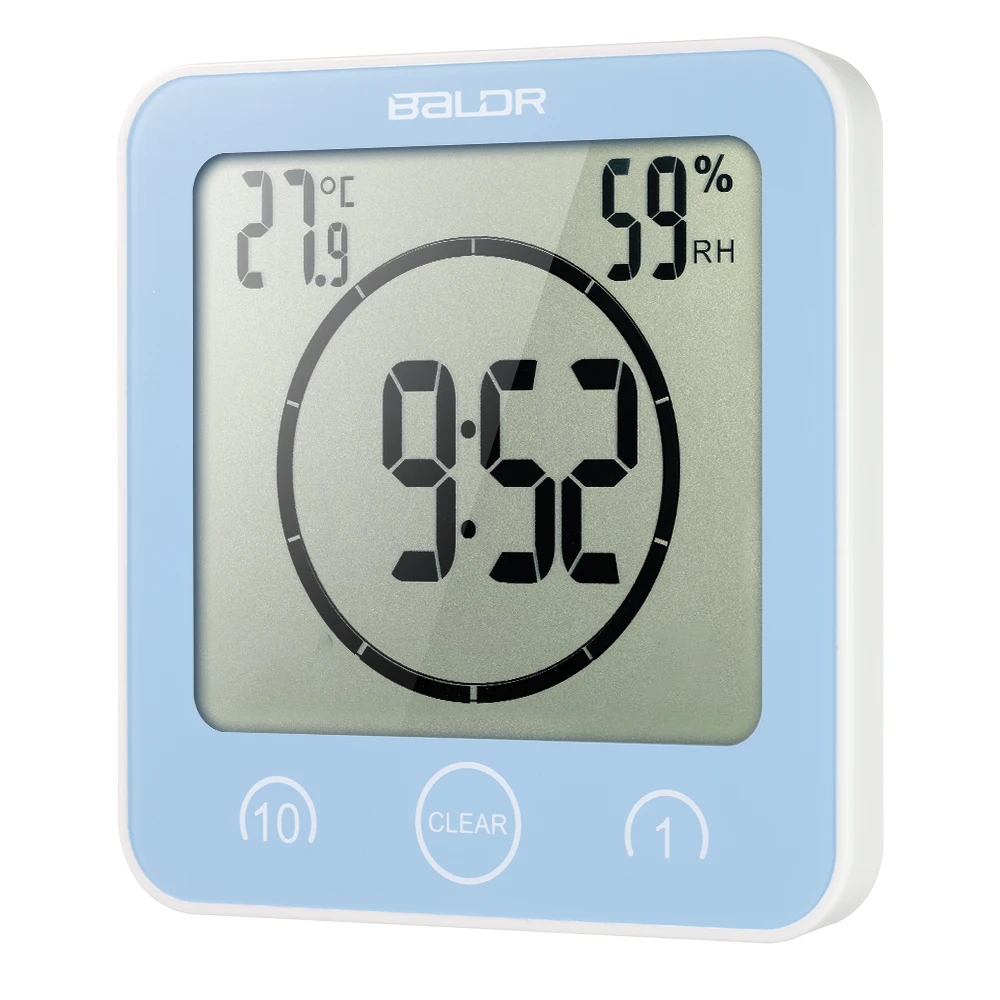 LCD Digital Wall Clock Digital Bathroom Clock Waterproof Shower Clock Timer Temperature Humidity Wall Shower Clock Kitchen Timer
LCD Digital Wall Clock Digital Bathroom Clock Waterproof Shower Clock Timer Temperature Humidity Wall Shower Clock Kitchen Timer