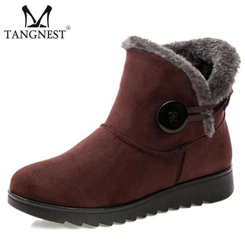 Tangnest 2019 Winter Ankle Boots Women Warm Snow Boots Faux Fur Platform Anti Slip Creepers Ladies Fashion Casual Shoes XWX1597
Tangnest 2019 Winter Ankle Boots Women Warm Snow Boots Faux Fur Platform Anti Slip Creepers Ladies Fashion Casual Shoes XWX1597