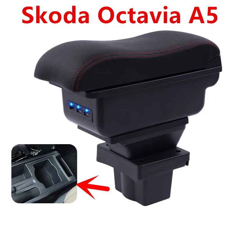 For Skoda Yeti Octavia A5 armrest box central Store content box storage case USB interface decoration accessories 2008-2010 
For Skoda Yeti Octavia A5 armrest box central Store content box storage case USB interface decoration accessories 2008-2010