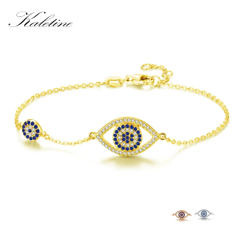 Kaletine Luxury Hamsa Evil Eye Bracelets For Women Charm 925 Sterling Silver Bracelet Blue CZ Mens Rose Gold Jewelry Link Chain
Kaletine Luxury Hamsa Evil Eye Bracelets For Women Charm 925 Sterling Silver Bracelet Blue CZ Mens Rose Gold Jewelry Link Chain