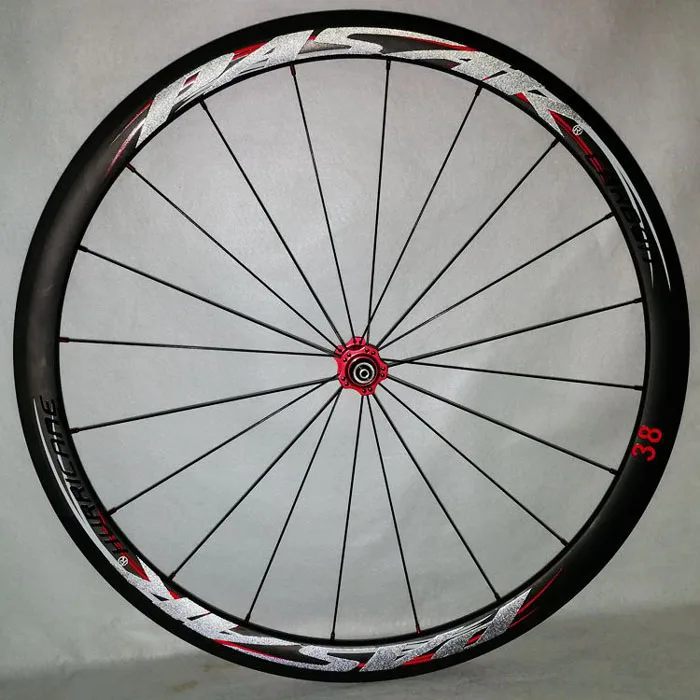 Best 700C Wheelset Carbon Wheels Road Bike Tubeless Wheel V/C Brake Profile 38-40-50-55mm Depth Clincher Carbon Rim Direct-pull 10