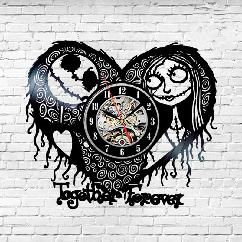 Nightmare Before Christmas Theme Heart Design LED Vinyl Record Hanging Clock Hollow Creative CD Record Clock Antique Home Decor
Nightmare Before Christmas Theme Heart Design LED Vinyl Record Hanging Clock Hollow Creative CD Record Clock Antique Home Decor