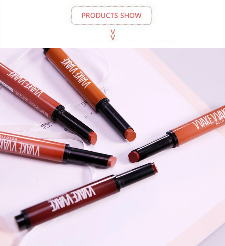 HOLD LIVE Matte Lipstick Pencil 5 Colors Press Long Lasting Lip Stick Pen Waterproof Pigment Red Lips Makeup Korean Maquiagem (12)