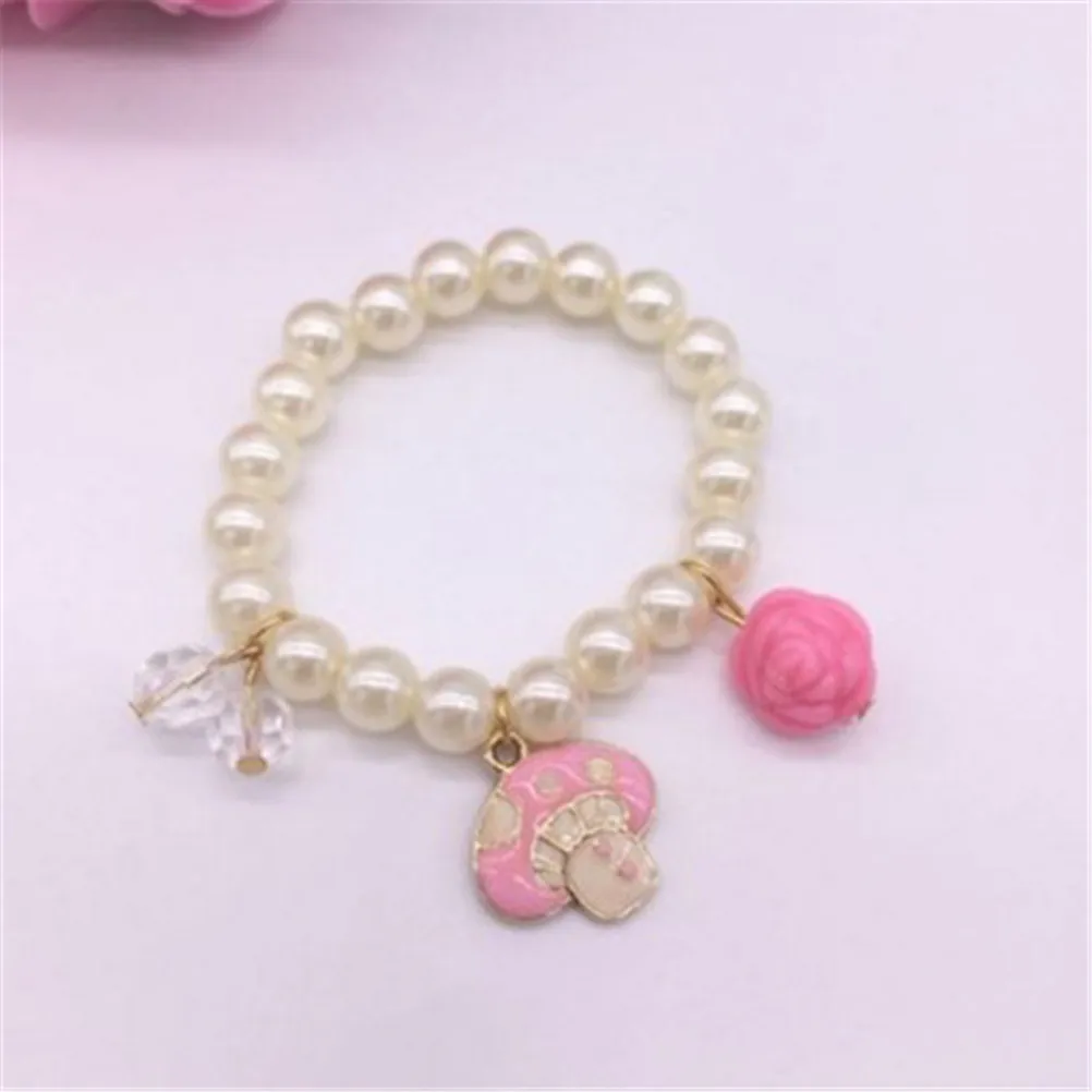KvJJL 1PC Simulated Pearl Bracelet Bead Girl Acrylic Mushroom Rose Link Chain Bangle Jewelry Children Party Gift Beauty Decor
KvJJL 1PC Simulated Pearl Bracelet Bead Girl Acrylic Mushroom Rose Link Chain Bangle Jewelry Children Party Gift Beauty Decor