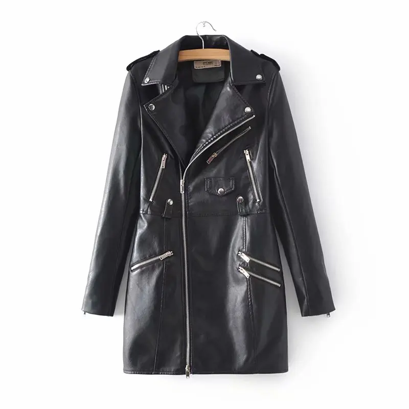 Female Faux Leather Anorak Jackets Women PU Windbreaker Cool Trench Long Coats Ladies Claret-pink Overcoat Burgundy Clothes
Female Faux Leather Anorak Jackets Women PU Windbreaker Cool Trench Long Coats Ladies Claret-pink Overcoat Burgundy Clothes