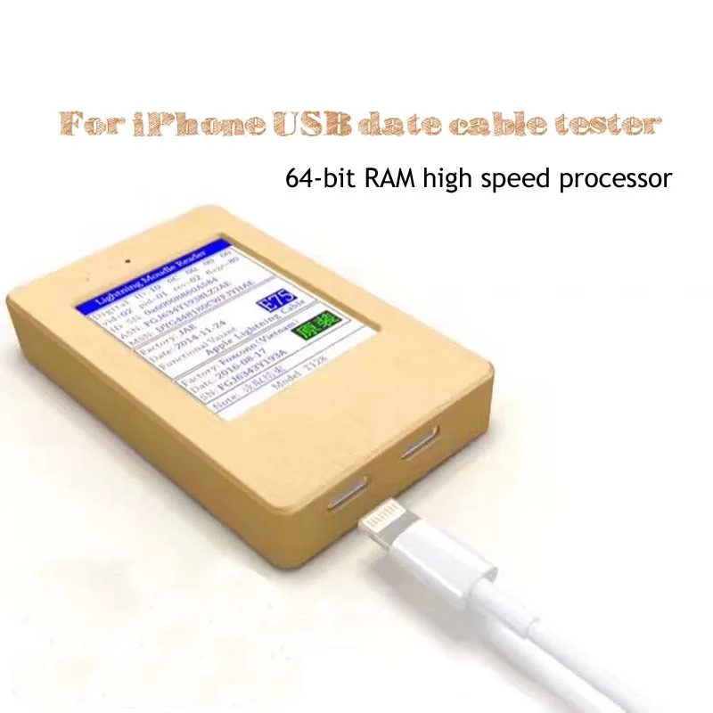 DHL Free Shipping For Apple iPhone USB Date Cable Tester Authenticity Detector Authenticity Recognition Factory Original Genuine
DHL Free Shipping For Apple iPhone USB Date Cable Tester Authenticity Detector Authenticity Recognition Factory Original Genuine