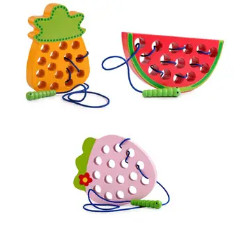 None Learning Early Development Baby Toy Lacing Threading Fruit Educational Toys
None Learning Early Development Baby Toy Lacing Threading Fruit Educational Toys