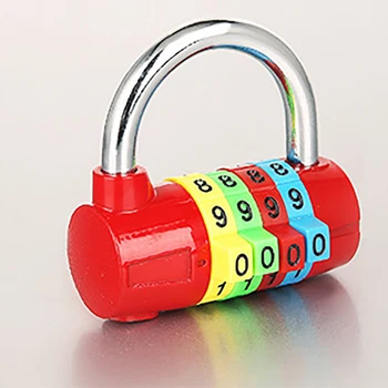 4 Digit Number Password Combination Colored Padlock Safety Code Lock Multi-functional Zinc Alloy Anti-theft Lock Security
4 Digit Number Password Combination Colored Padlock Safety Code Lock Multi-functional Zinc Alloy Anti-theft Lock Security