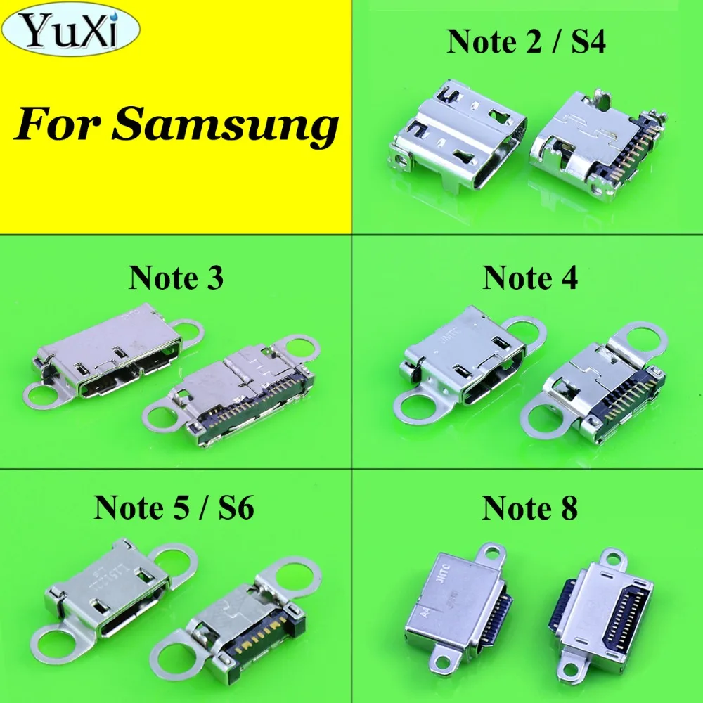 YuXi Micro USB Charge Port Dock Socket Jack For Samsung Galaxy Note 2 3 4 5 8 S4 S6 N7100 I9500 N900 N9500 Charging Connector
YuXi Micro USB Charge Port Dock Socket Jack For Samsung Galaxy Note 2 3 4 5 8 S4 S6 N7100 I9500 N900 N9500 Charging Connector