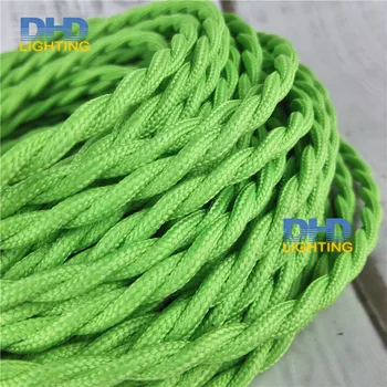 12meters 2*0.75 fabric green braided Wire Vintage Edison textile pendant lamp cable fabric textile wire
12meters 2*0.75 fabric green braided Wire Vintage Edison textile pendant lamp cable fabric textile wire