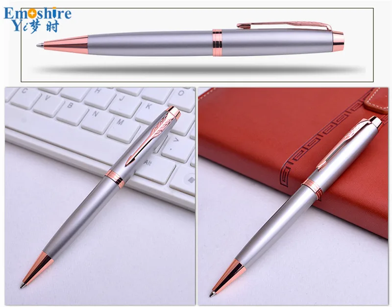 Emoshire Signature pen advertising gift wholesale Office stationery advertising pen custom logo pen Gift pen metal ballpoint pen (7)