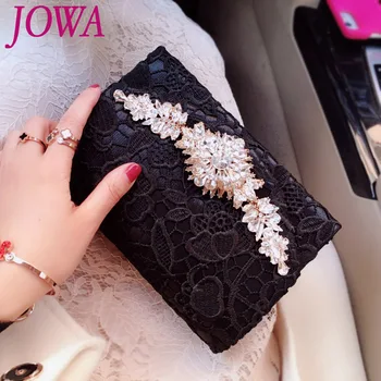 2019 New Design Evening Bags Women's Vintage Lace Handbag Shiny Diamond Wedding Party Mini Clutch Night Purse Cheong-sam Package
2019 New Design Evening Bags Women's Vintage Lace Handbag Shiny Diamond Wedding Party Mini Clutch Night Purse Cheong-sam Package
