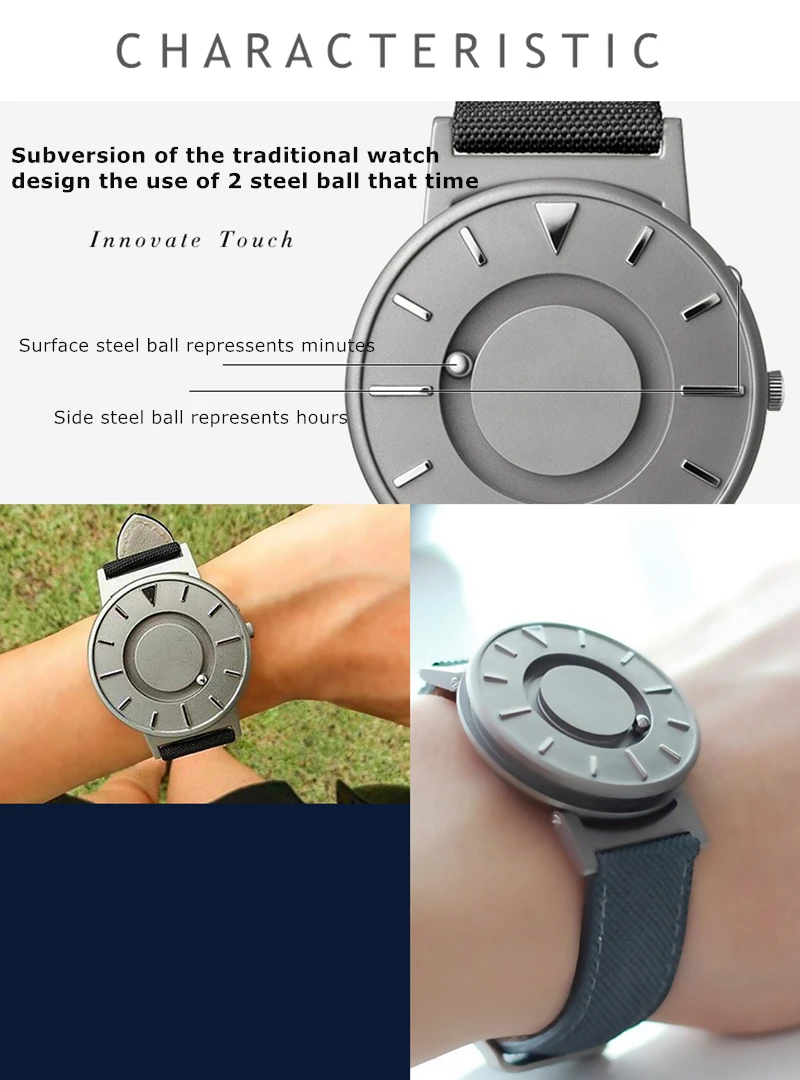 EUTOUR New Style Men Watches Magnetic Ball Show Fashion Wrist Watch Women Nylon Stainless Steel Couple Quartz Wristwatches 2018 (27)