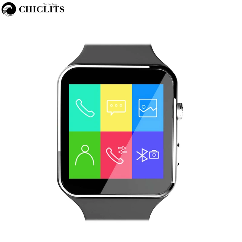 Bluetooth Смарт часы Спорт Шагомер Smartwatch дюймов 1 54 Поддержка SIM карты памяти WhatsApp Facebook
