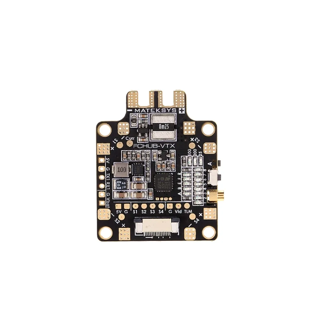 Video Transmitter 5.8G, Matek FCHUB-VTX 6~27V PDB 5V/1A BEC For RC Racing Multticopter Multifunctional distributor board
Video Transmitter 5.8G, Matek FCHUB-VTX 6~27V PDB 5V/1A BEC For RC Racing Multticopter Multifunctional distributor board