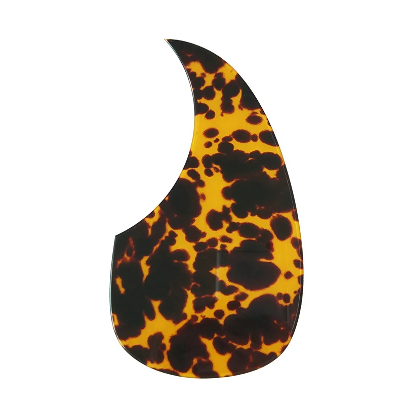 Pleroo Custom Guitar pickgaurd - Great Acoustic Pickguard Teardrop Shape leopard Print | Спорт и развлечения