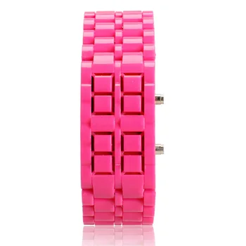 Fashion Volcanic Men Women Lava Iron LED Faceless Bracelet Watch Wristwatch Digital Watch Bangle Case Military Wristwatch
Fashion Volcanic Men Women Lava Iron LED Faceless Bracelet Watch Wristwatch Digital Watch Bangle Case Military Wristwatch