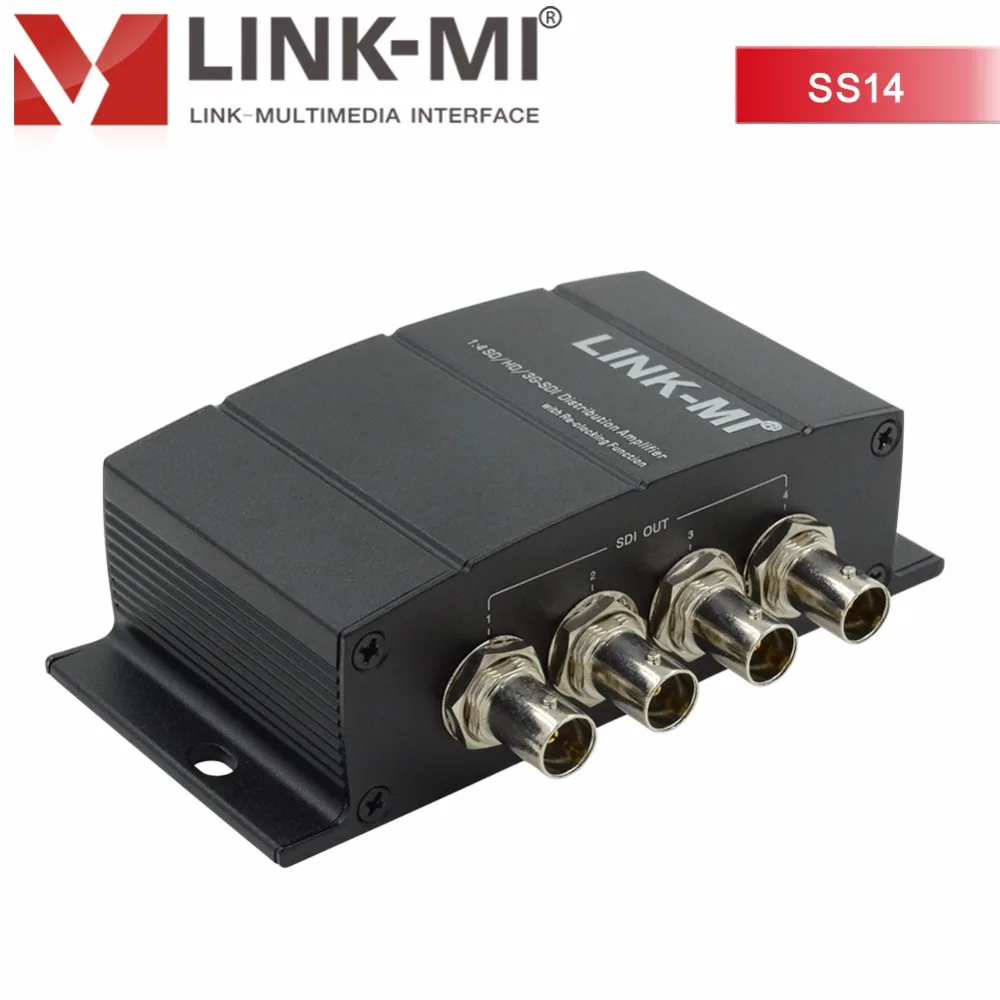 LINK-MI LM-SS14 1x4 HD SDI Splitter With Re-Clocking Function Optical With BNC Connector 1x2 1x4 HD 3G distribution Up to 1080p
LINK-MI LM-SS14 1x4 HD SDI Splitter With Re-Clocking Function Optical With BNC Connector 1x2 1x4 HD 3G distribution Up to 1080p