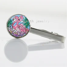 Handmade New beautiful flamingo glass cabochon Personalized Picture tie clip NS443
Handmade New beautiful flamingo glass cabochon Personalized Picture tie clip NS443