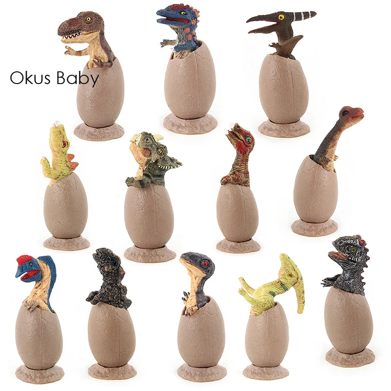 3/12pcs Set Mini Plastic Dinosaur Model Action Figures Cubs Standing Hatch Eggs Educational Toys For Decoration Children Gifts
3/12pcs Set Mini Plastic Dinosaur Model Action Figures Cubs Standing Hatch Eggs Educational Toys For Decoration Children Gifts