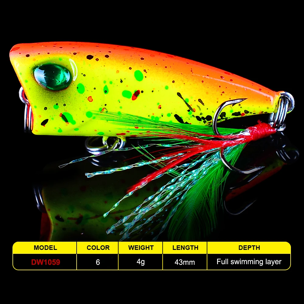New Popper FLYBASS 1pc Fishing Tackle 4.3cm-1.69"/0.14oz-4g Baits 6 color Fishing Bait Plastic Hard Lures Fishing Lure 2019
New Popper FLYBASS 1pc Fishing Tackle 4.3cm-1.69"/0.14oz-4g Baits 6 color Fishing Bait Plastic Hard Lures Fishing Lure 2019