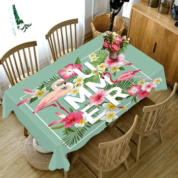 3D Natural Scenery Flamingo Tropic Tablecloth Dustproof Thicken Cotton Rectangular/Round Table Cloth for Wedding Picnic Party
3D Natural Scenery Flamingo Tropic Tablecloth Dustproof Thicken Cotton Rectangular/Round Table Cloth for Wedding Picnic Party
