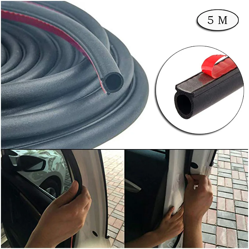 Car door rubber sealing strip self-adhesive hollow truck motor door cover trunk windshield soundproof engine cover 5 M CB015
Car door rubber sealing strip self-adhesive hollow truck motor door cover trunk windshield soundproof engine cover 5 M CB015
