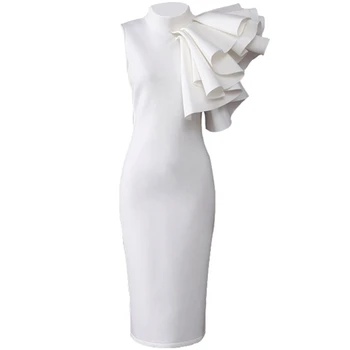 2019 Elegant White Black Red Shprt Sleeve Ruffles Bodycon Bandage Dress Sexy Fahsion Clubwear Vestidos Summer Party Wholesale
2019 Elegant White Black Red Shprt Sleeve Ruffles Bodycon Bandage Dress Sexy Fahsion Clubwear Vestidos Summer Party Wholesale