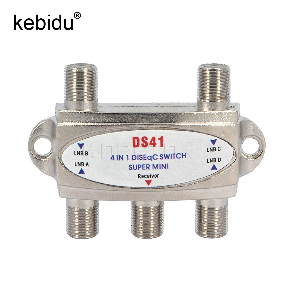 Kebidu 4 in 1 Out Satellite MultiSwitch Splitter FTA TV LNB Switch Cascade 4x1 satellite Multiswitch for Satellite Receiver
Kebidu 4 in 1 Out Satellite MultiSwitch Splitter FTA TV LNB Switch Cascade 4x1 satellite Multiswitch for Satellite Receiver