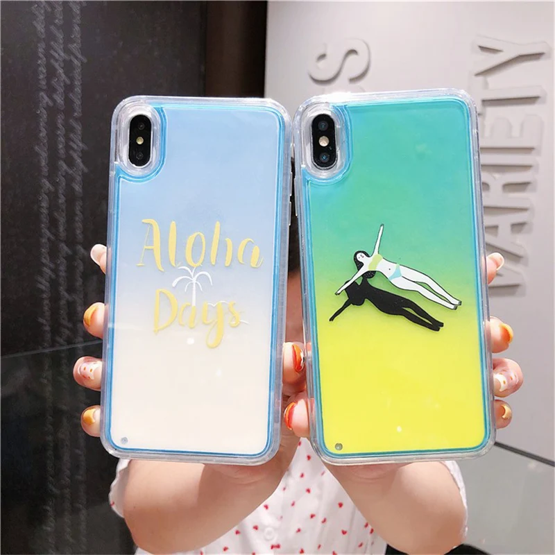 Holiday Coastal beach letter luminous Case for iphone X XR XS Max For iPhone 6 6s 7 8 Plus quicksand Hard plastic case Capa
Holiday Coastal beach letter luminous Case for iphone X XR XS Max For iPhone 6 6s 7 8 Plus quicksand Hard plastic case Capa